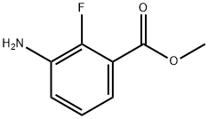 2-氟-3-氨基苯甲酸甲酯 结构式