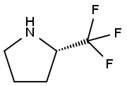 (S)-2-(三氟甲基)吡咯烷 结构式