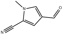 4-甲酰基-1-甲基-1H-吡咯-2-腈 结构式