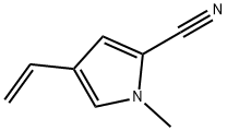 1H-Pyrrole-2-carbonitrile,4-ethenyl-1-methyl-(9CI) 结构式