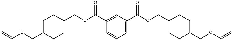 二[[4-[(乙烯基氧代)甲基]环己基]甲基]异邻苯二甲酸酯 结构式