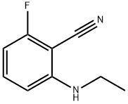 2-(乙氨基)-6-氟苯甲腈 结构式