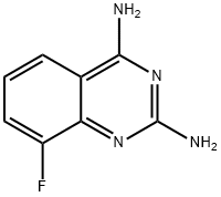 8-FLUORO-QUINAZOLINE-2,4-DIAMINE 结构式