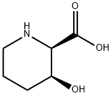 (2R,3S)-3-羟基哌啶-2-羧酸 结构式