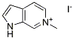 6-METHYL-1H-PYRROLO[2,3-C]PYRIDIN-6-IUM IODIDE 结构式