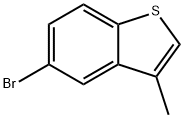 3-甲基-5-溴苯并噻吩 结构式