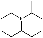 Octahydro-4-methyl-2H-quinolizine 结构式