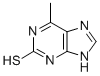 2-MERCAPTO-6-METHYLPURINE 结构式
