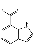 1H-Pyrrolo[3,2-c]pyridine-7-carboxylic acid, Methyl ester 结构式