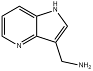 (1H-吡咯并[3,2-B]吡啶-3-基)甲胺 结构式