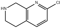 2-Chloro-5,6,7,8-tetrahydro-[1,7]naphthyridine 结构式