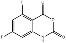 5,7-二氟-2,4-二氢-1H-3,1-苯并噁嗪-2,4-二酮 结构式