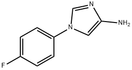 1 - (4 - 氟苯基)-1H -咪唑-4 - 胺 结构式