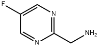 5-氟-2-氨甲基嘧啶 结构式