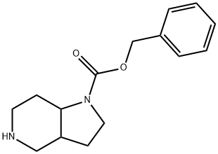 1H-Pyrrolo[3,2-c]pyridine-1-carboxylic acid, octahydro-, phenylMethyl ester 结构式