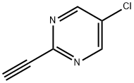 5-氯-2-乙炔嘧啶 结构式