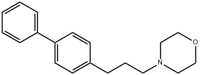 4-(3-bibenzyl-4-yl-propyl)morpholine 结构式