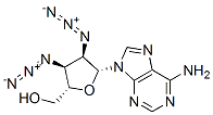 2',3'-Dideoxy-2',3'-diazidoadenosine 结构式