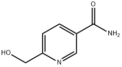 6-(羟甲基)烟酰胺 结构式