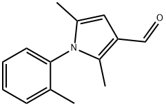 2,5-二甲基-1-(2-甲基苯基)-1H-吡咯-3-甲醛 结构式