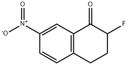 1(2H)-Naphthalenone, 2-fluoro-3,4-dihydro-7-nitro- 结构式