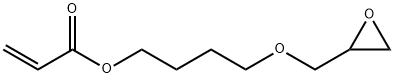 4-羟基丁基丙烯酸酯缩水甘油醚 结构式