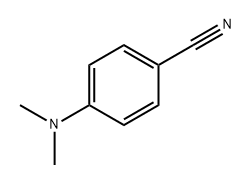 4-(二甲胺基)苄腈 结构式