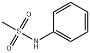 N-苯基甲磺酰胺 结构式