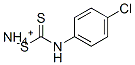 Carbamodithioic acid, (4-chlorophenyl)-, monoammonium salt 结构式