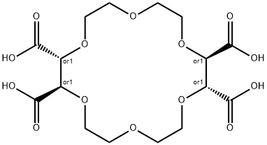 18-crown-6 2,3,11,12-tetracarboxylic acid 结构式