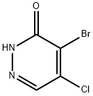 4-溴-5-氯-3-哒嗪酮 结构式