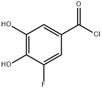 Benzoyl chloride, 3-fluoro-4,5-dihydroxy- (9CI) 结构式