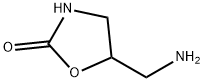 5-(AMINOMETHYL)-1,3-OXAZOLIDIN-2-ONE 结构式