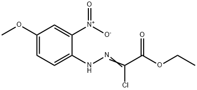 ETHYL 2-CHLORO-2-[2-(4-METHOXY-2-NITROPHENYL)HYDRAZONO]ACETATE 结构式