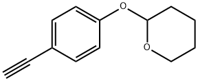 p-[Tetrahydropyran-2-yloxy]phenylacetylene 结构式