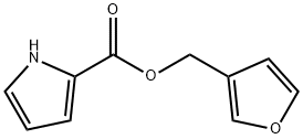1H-吡咯-2-羧酸 3-呋喃基甲酯 结构式
