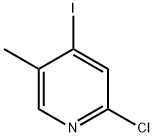 2-氯-4-碘-5-甲基吡啶 结构式