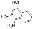 1-氨基-2-萘酚盐酸盐 结构式