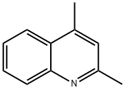 2,4-二甲基喹啉 结构式