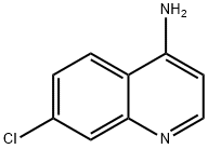 4-氨基-7-氯喹啉 结构式
