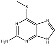 2-氨基-6-巯嘌呤 结构式