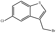 3-溴甲基-5-氯苯并噻吩 结构式