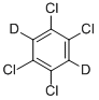 1,2,4,5-四氯苯-D2 结构式