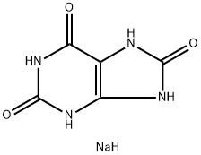 尿酸钠 结构式