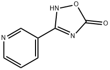 3-(吡啶-3-基)-1,2,4-恶二唑-5(4H)-酮 结构式