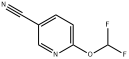 6-(二氟甲氧基)吡啶-3-腈 结构式