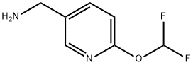 6-二氟甲氧基-3-甲氨基吡啶 结构式
