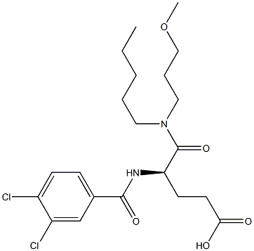 右氯谷胺 结构式