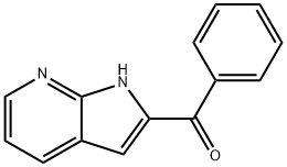 苯基(1H-吡咯并[2,3-B]吡啶-2-基)甲酮 结构式