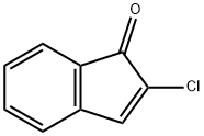 1H-Inden-1-one,  2-chloro- 结构式